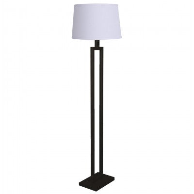 Comfort Inn & Suites Truly Yours Floor Lamp – Bronze Finish with White Hardback Shade