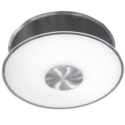 Ceiling Light Fixture for Candlewood Suites – 10.5" Brushed Nickel LED Flush Mount