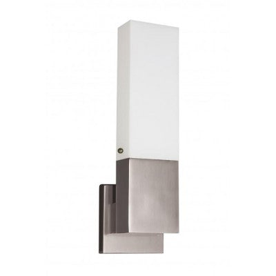 Hotel Corridor Wall Sconce – Brushed Nickel LED Fixture for Candlewood Suites