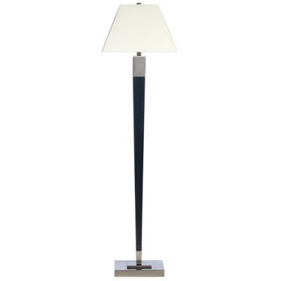 Guest Room Floor Lamp – Candlewood Suites, Brushed Nickel & White Linen Shade