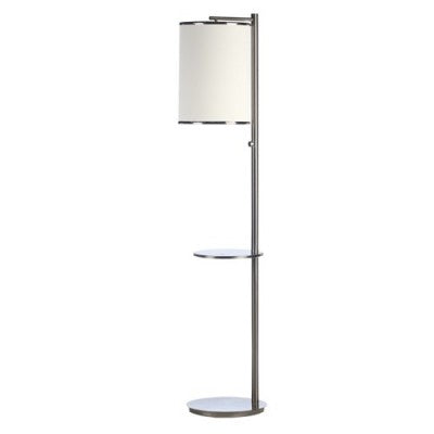Floor Lamp with Table – Candlewood Suites, Brushed Nickel Finish