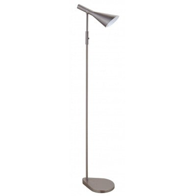 Hotel Floor Lamp – HGI Bloom Scheme, Brushed Smoke Finish