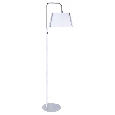 Hotel Floor Lamp for HGI – Polished Chrome Hospitality Lighting
