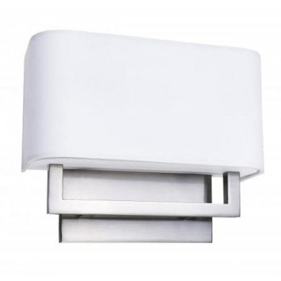 Guest Room Wall Sconce – Brushed Nickel LED Fixture for Fairfield Inn