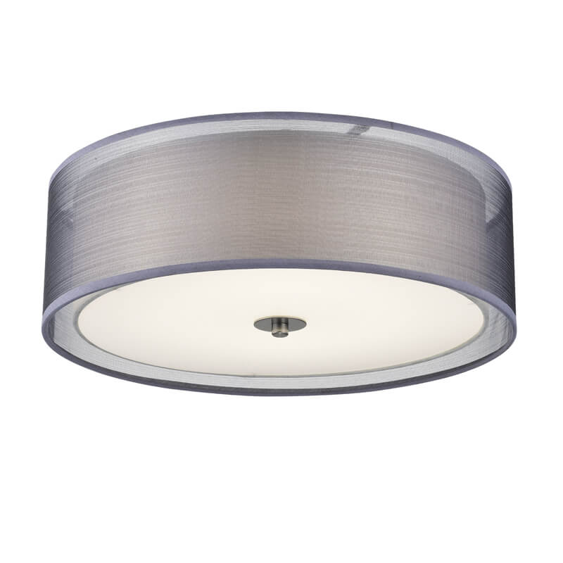 HLDC4009 Decorative LED Ceiling Lamp – Dual Linen Shade Commercial Fixture