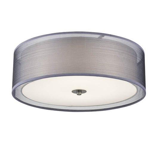 HLDC4009 Decorative LED Ceiling Lamp – Dual Linen Shade Commercial Fixture