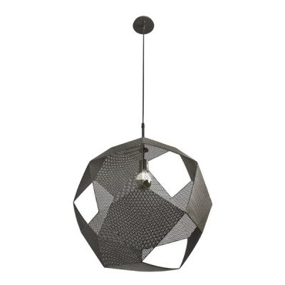 HLPL156001 Communal Table Pendant Light – Bronze Finish with Perforated Metal Shade