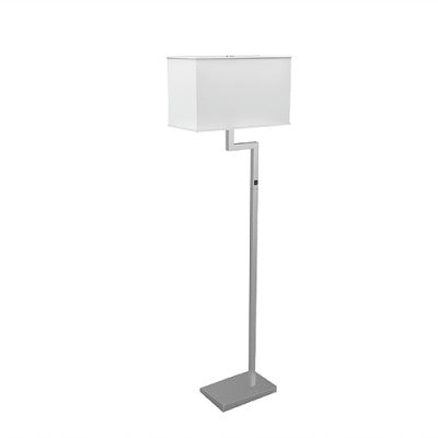 Gatsby ADA Floor Lamp – Brushed Nickel Hotel Lighting for Days Inn