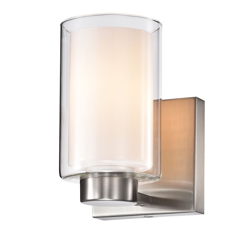 LED Wall & Ceiling Fixture – UL/ETL Certified, E26 LED, Satin Nickel or Oil Rubbed Bronze