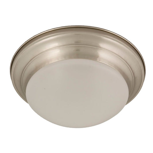 HLDC4020 Ceiling Lamp – Clear Glass with E26 Filament LED Bulb, Satin Nickel or Oil Rubbed Bronze