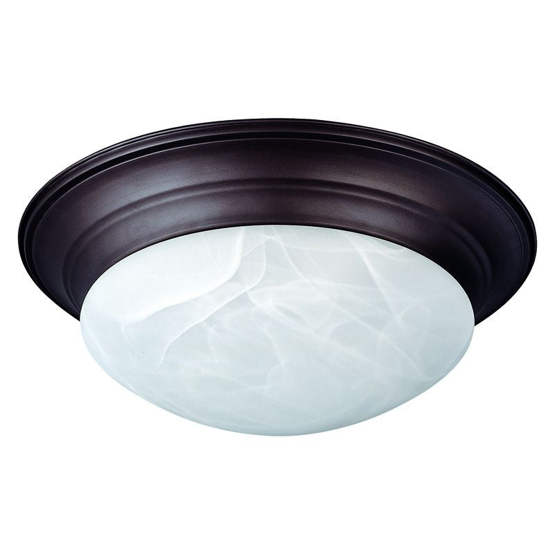 HLDC4022 Ceiling Lamp – Clear Glass with E26 Filament LED Bulb, Satin Nickel or Oil Rubbed Bronze