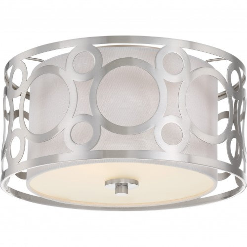 Filigree 2-Light 15” Flush Mount Ceiling Lamp