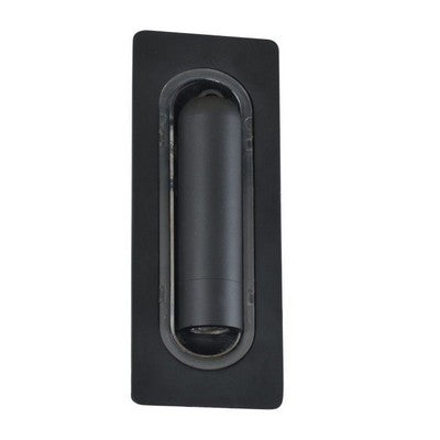 Foldable LED Headboard Reading Light – Black Finish, Recessed Mount