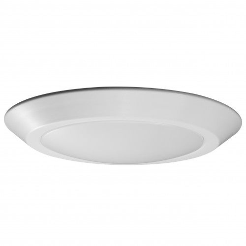 10" LED Flush Mount Ceiling Light – White Disc Fixture 4000K