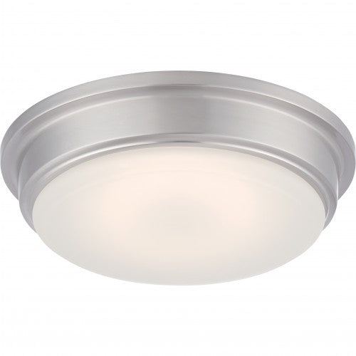 LED Flush Mount Ceiling Light with Frosted Glass