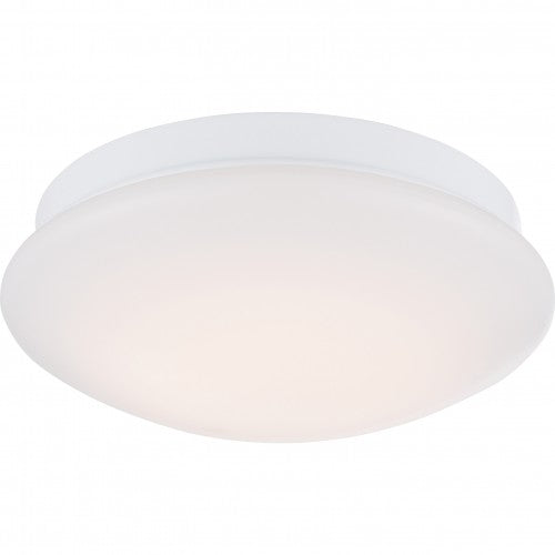 LED Flush Mount Ceiling Light – White Acrylic Modern Fixture