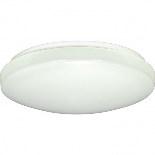 Energy Star 14” LED Flush Mount Ceiling Light – White Finish, 120V