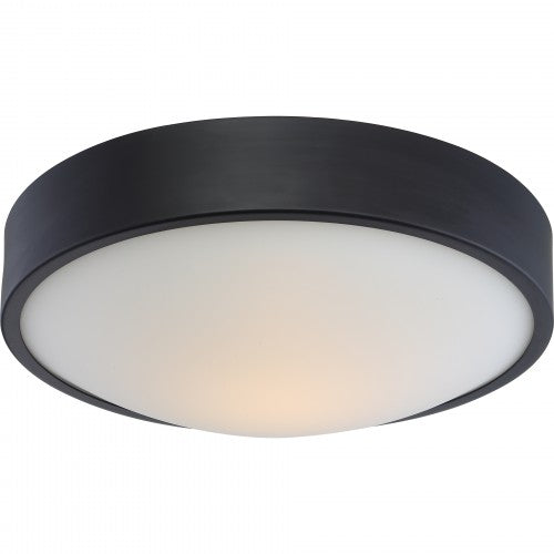 Perk 13" LED Flush Mount Ceiling Light with White Glass