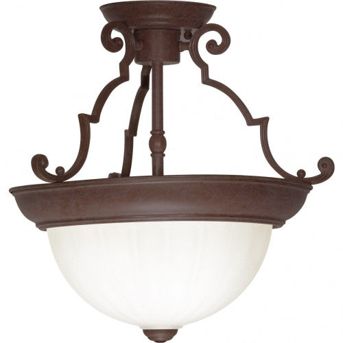 2-Light 13-Inch Close-to-Ceiling Semi-Flush LED Ceiling Fixture – HLCLN60128