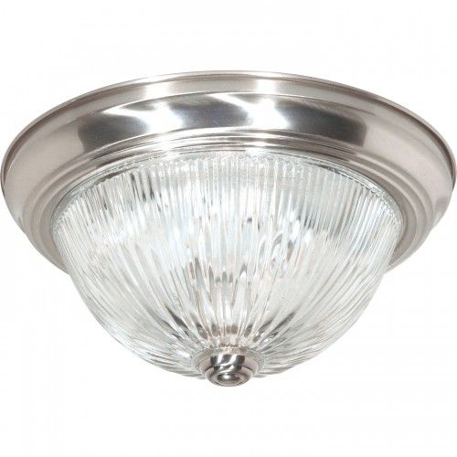3-Light 15-Inch Close-to-Ceiling LED Flush Mount Ceiling Fixture – HLCLN60116