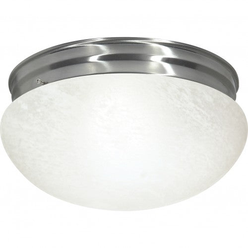 2-Light 12" Flush Mount Ceiling Light – Modern Close-to-Ceiling Fixture | HLCLN60052