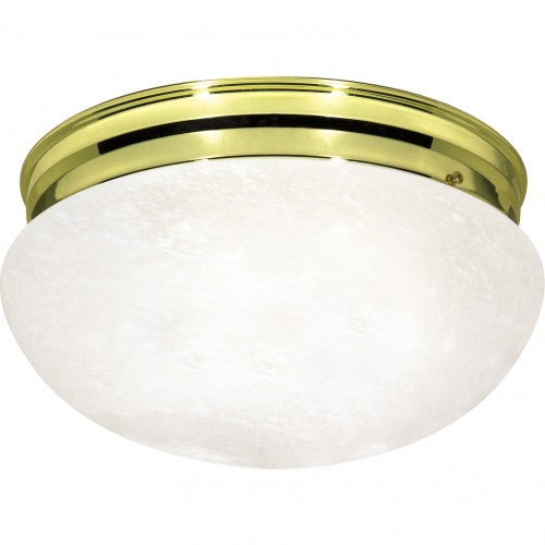2-Light 12" Flush Mount Ceiling Light – Modern Close-to-Ceiling Fixture | HLCLN60051