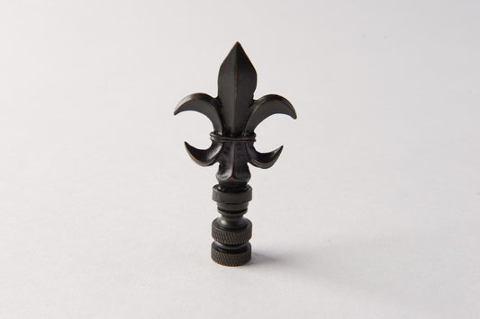 Bronzed Metal Fleur de Lis Decorative Accent | Vintage-Inspired Home Décor