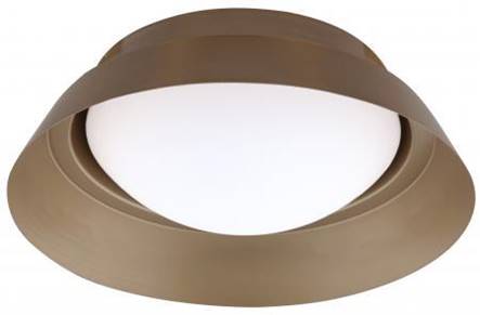 Modern Revive Oiled Bronze Ceiling Light with Frosted White Shade – HLLC15065