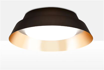 C80020 Oil Rubbed Bronze Ceiling Light – 2 x GU24 Sockets, Opal Matte Glass Diffuser