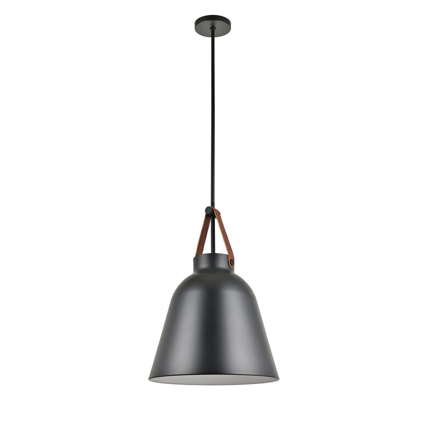 Powder-Coated Matte Black Ceiling Lamp – 18W