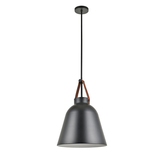 Powder-Coated Matte Black Ceiling Lamp – 18W