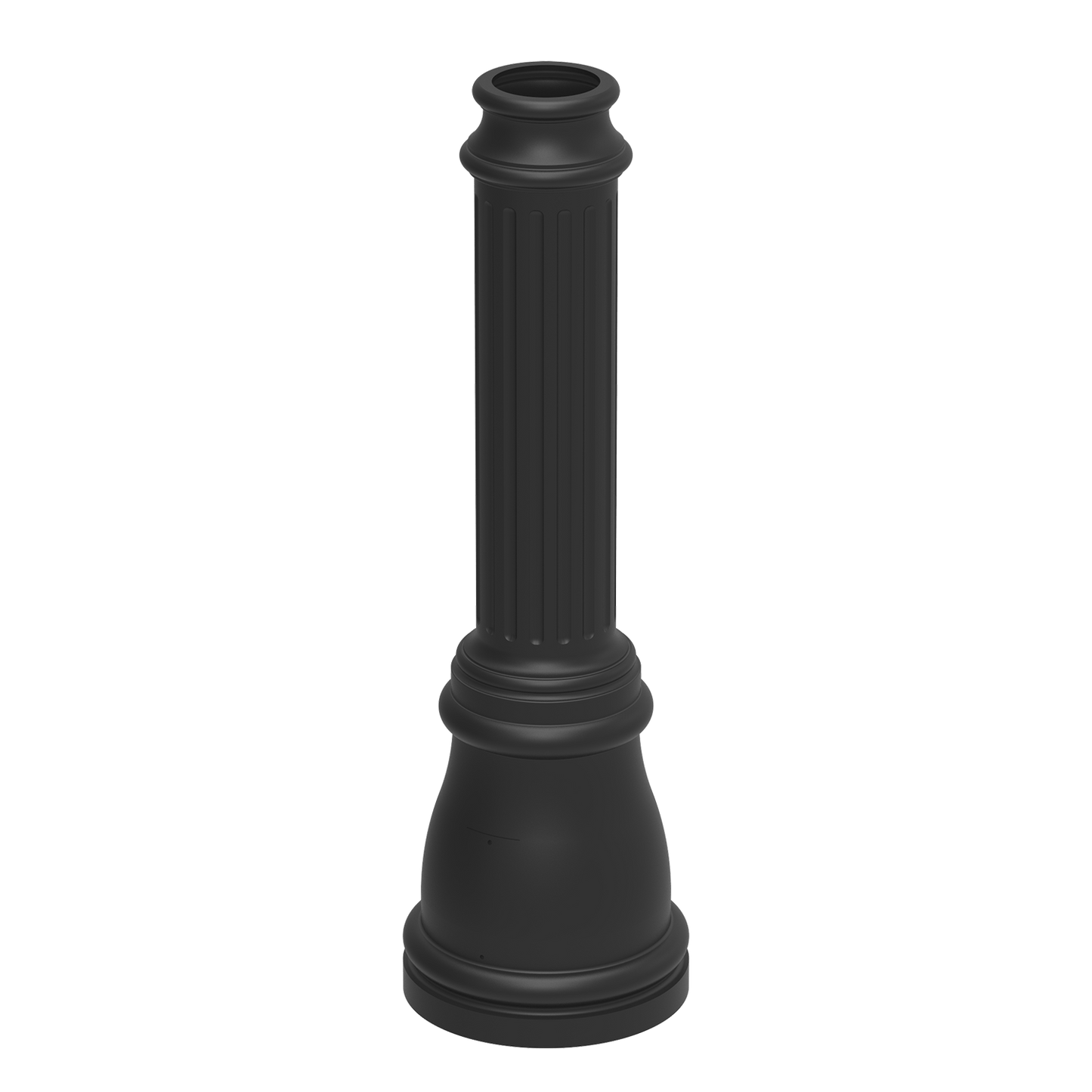 CLP-M40 Decorative Base – One-Piece Cast Aluminum Pole Base Cover