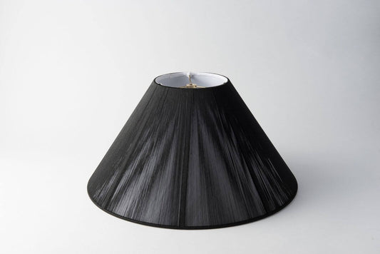 Coolie Silk String Black Lampshade