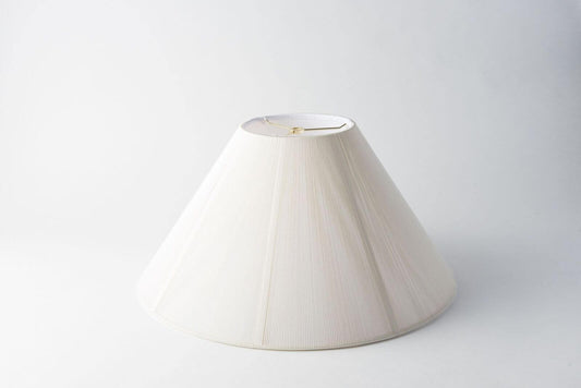 Coolie Silk String White Lampshade