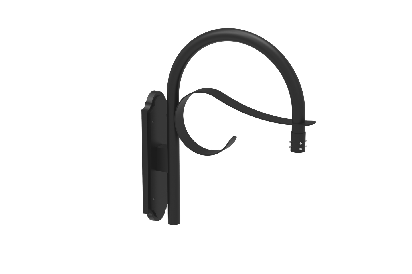 Decorative Arm 2 – Extruded Aluminum Mounting Arm for Outdoor Lighting