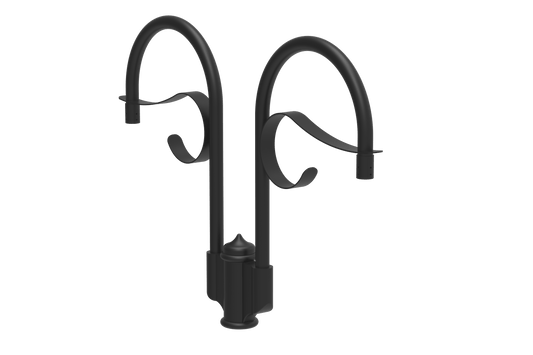 Decorative Arm 5 – Extruded Aluminum Mounting Arm for Outdoor Lighting