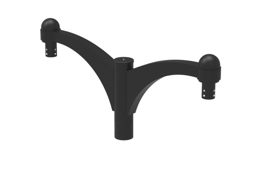 Decorative Arm 7 – Cast & Extruded Aluminum Mounting Arm for Outdoor Lighting