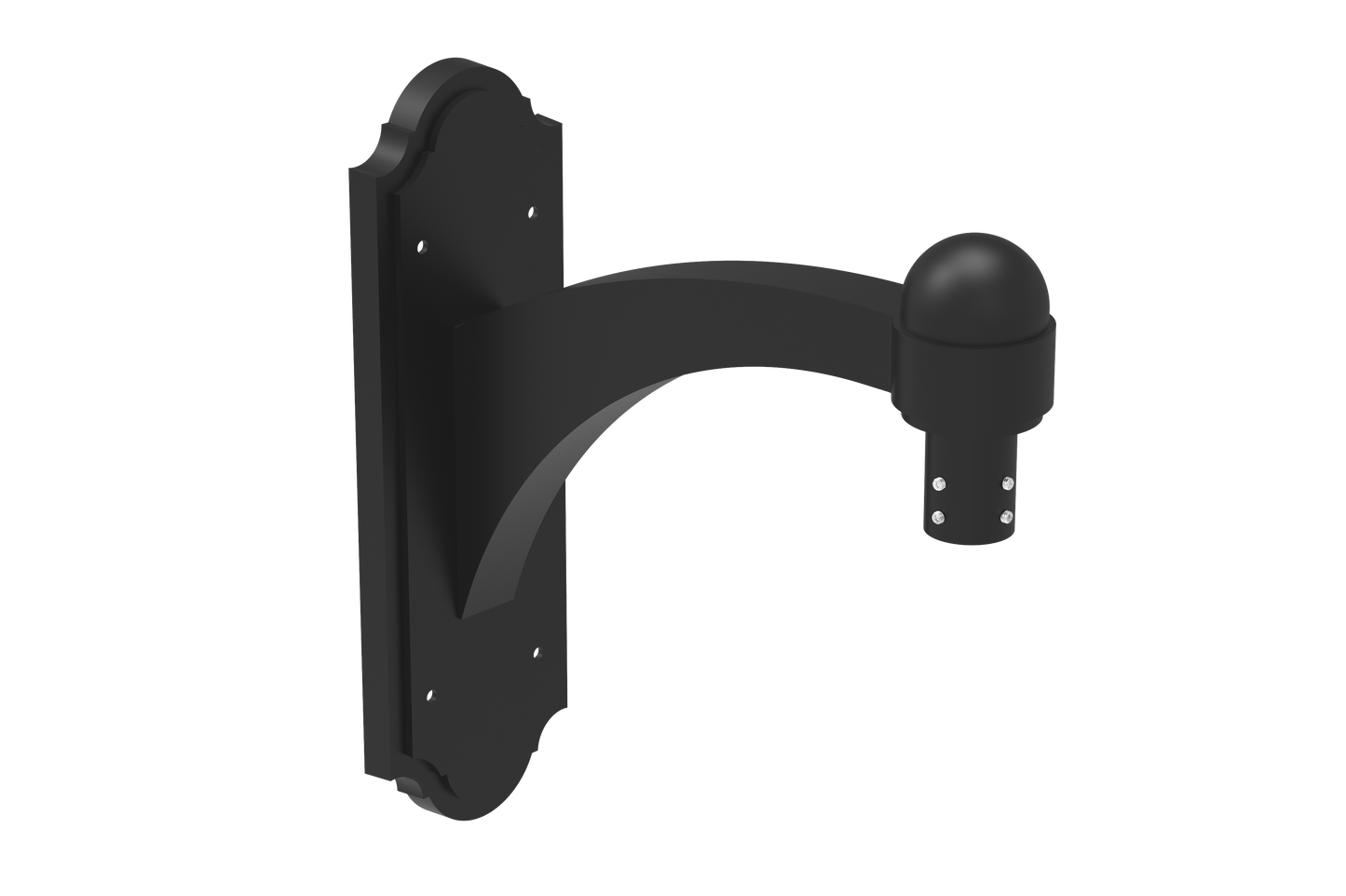 Decorative Arm 7 – Cast & Extruded Aluminum Mounting Arm for Outdoor Lighting