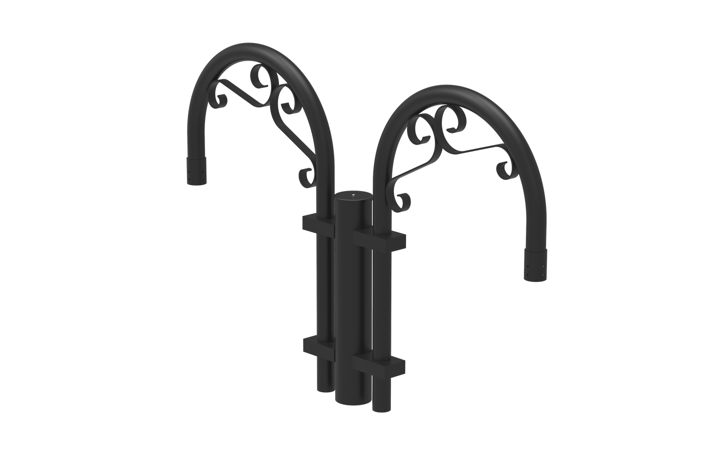 Decorative Arm 9 – Extruded Aluminum Mounting Arm for Outdoor Lighting