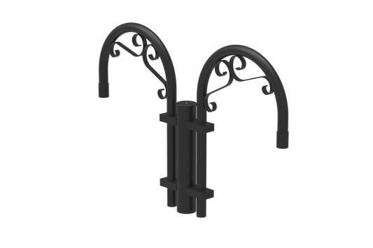 Decorative Arm 9 – Extruded Aluminum Mounting Arm for Outdoor Lighting