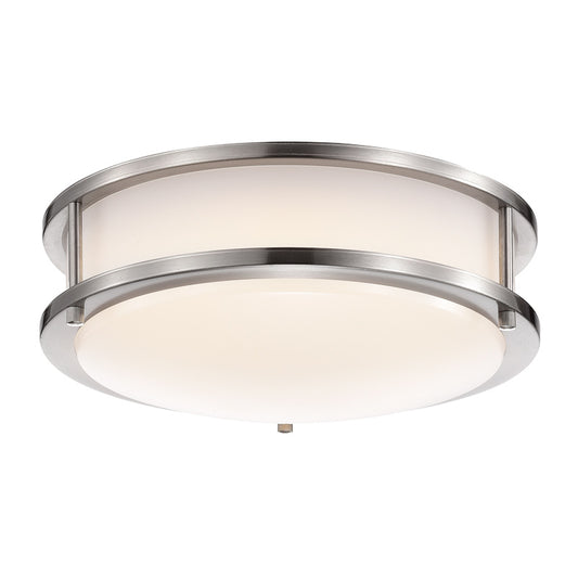 Low Profile LED Ceiling Fixture – Satin Nickel | ETL Listed | 5-Year Warranty