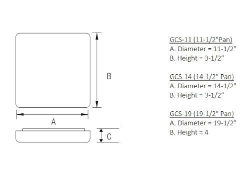 HL-CS Energy-Efficient Square Ceiling & Wall Light – Low Profile General Lighting
