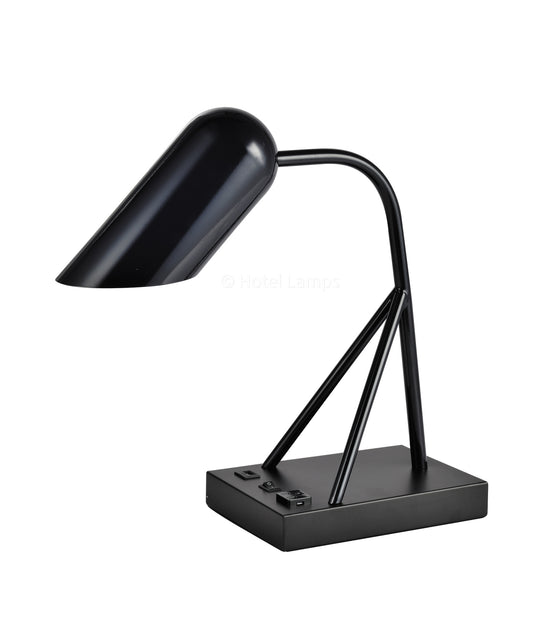 Gemini Desk Lamp – Black Modern LED Table Lamp