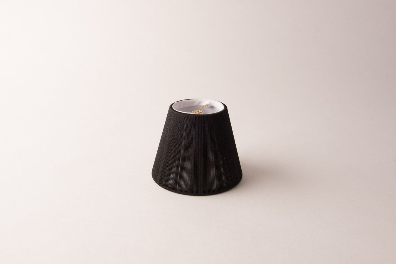 Empire Silk String Black Chandelier Lampshade