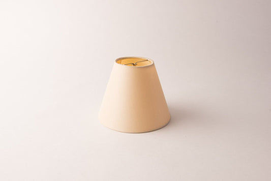 Empire Rolled Edge Sand Silk Chandelier Lampshade