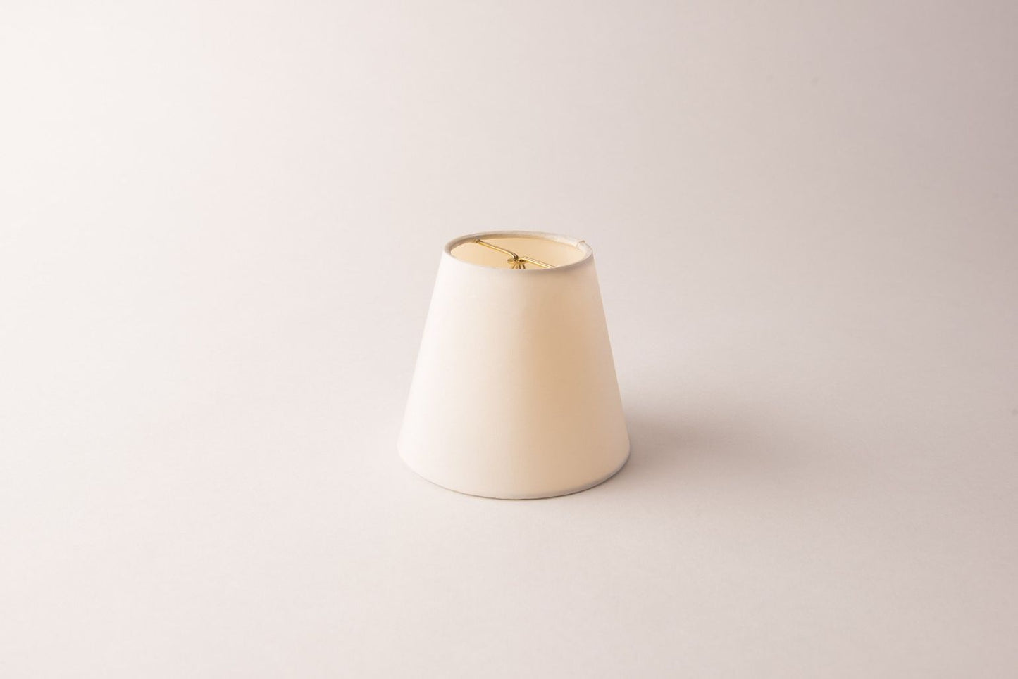 Empire Rolled Edge Bone Silk Chandelier Lampshade – Hardback Elegant Design