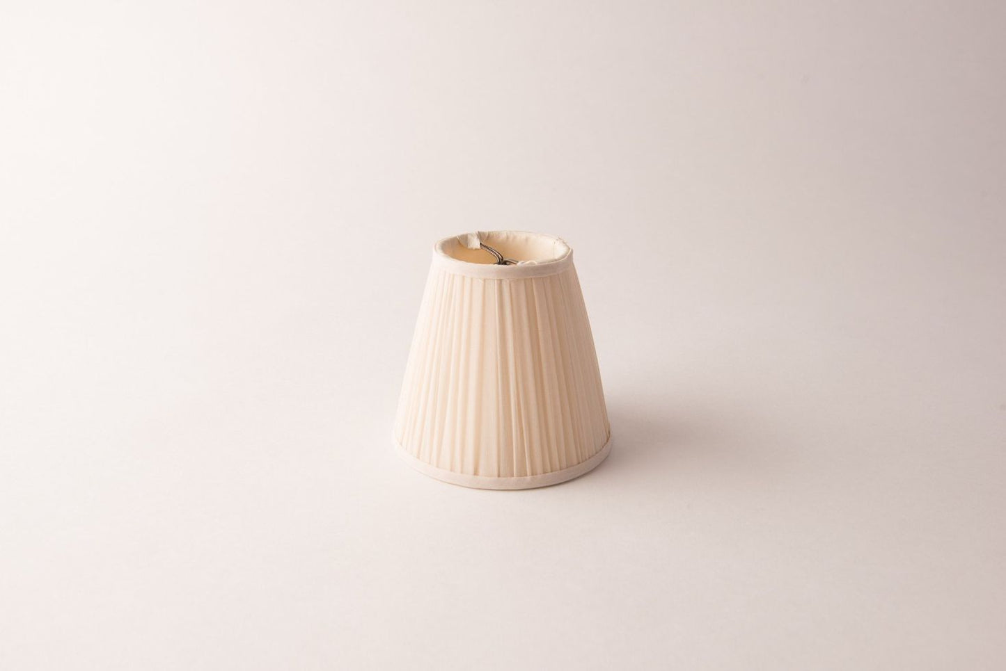 Empire Shirred Sheer Coconut Chandelier Lampshade