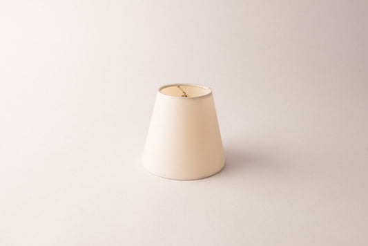 Empire Rolled Edge Egg Linen Chandelier Lampshade – Hardback Translucent Design