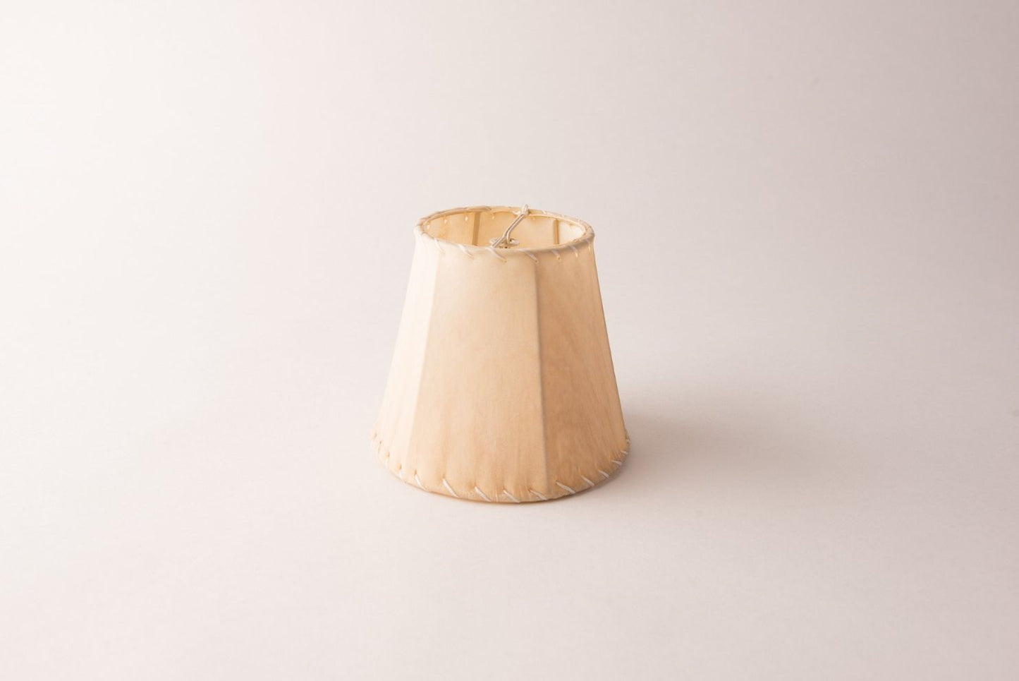 Empire Natural Hide Chandelier Lampshade – Soft-Sided Sheepskin Design