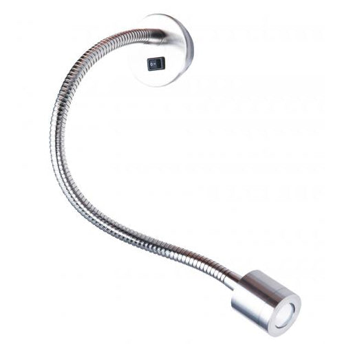 Polished Chrome Headboard Reading Light – 1W LED Compact Hospitality Fixture (SKU: HGI-9883)